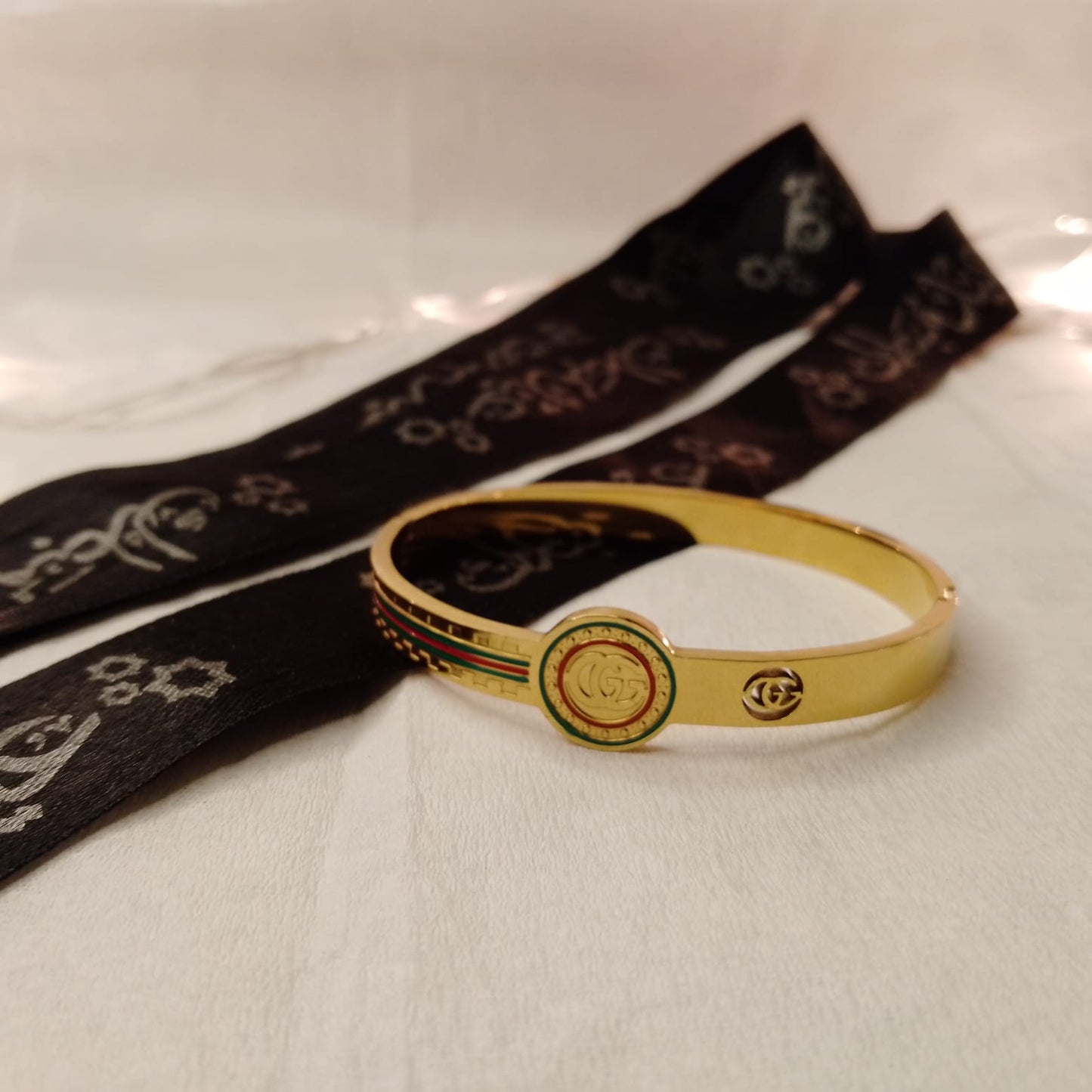 Gucci Handcuff and Ring Set