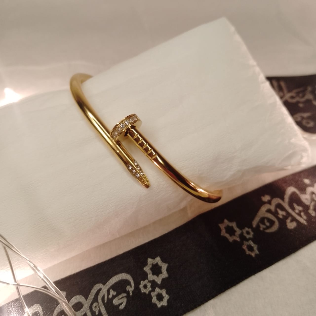 Golden Nail Handcuff
