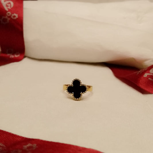 Clover Leaf Adjustable Ring