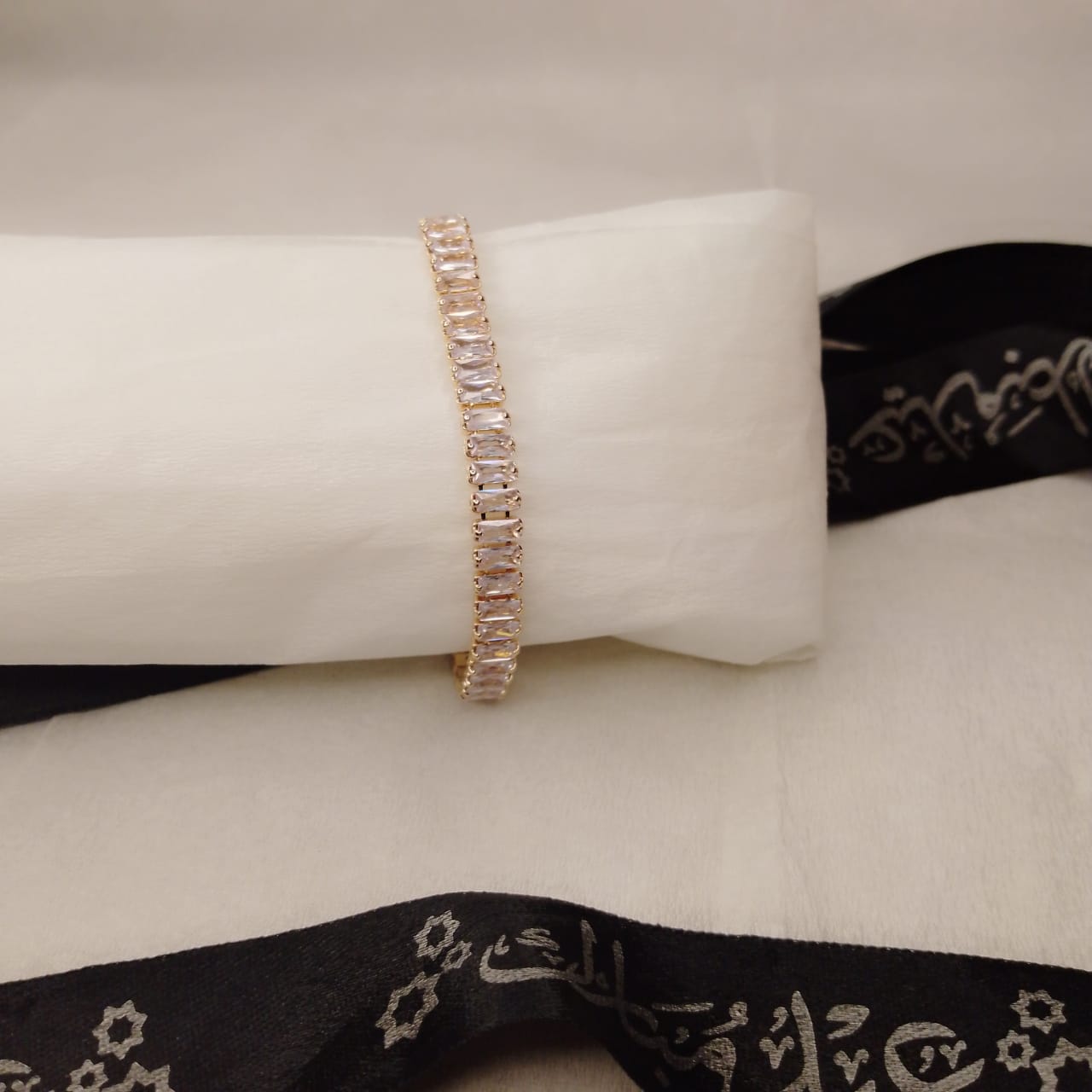 Golden and Silvery Zarcoon Bracelet